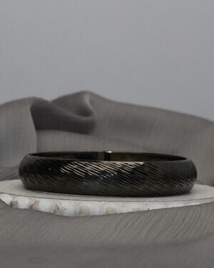 Vintage Italy Sterling Silver Bangle Bracelet 12.9G / 8in N1497